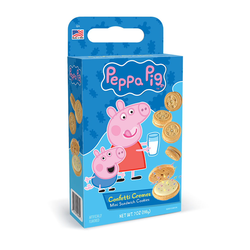 Peppa Pig Confetti Creme Cookie Cuboid Box 