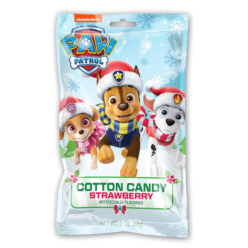 2oz Paw Patrol Christmas Cotton Candy Bags Cut Case 