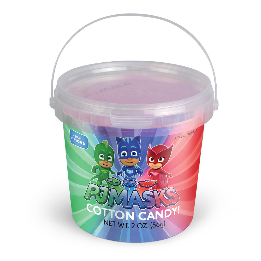 2.0oz PJ Masks Cotton Candy Tub, Grape