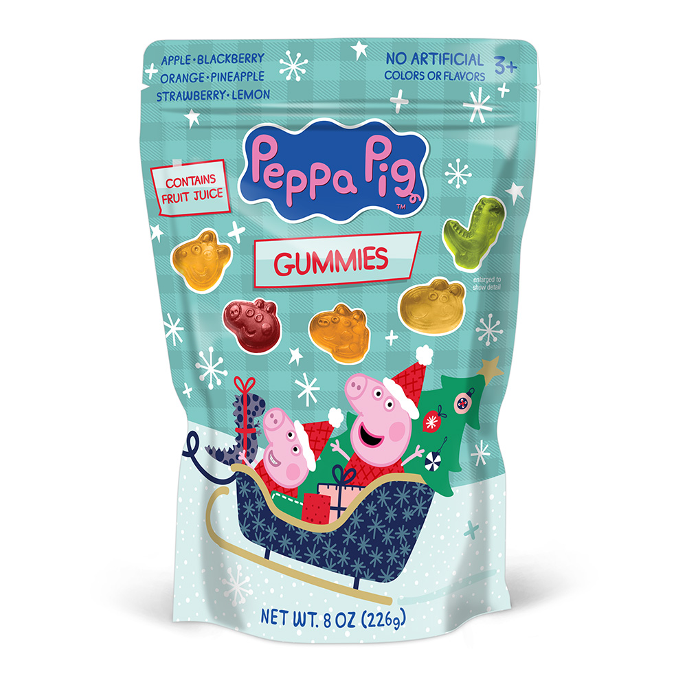 Peppa Pig Christmas Gummies Bag